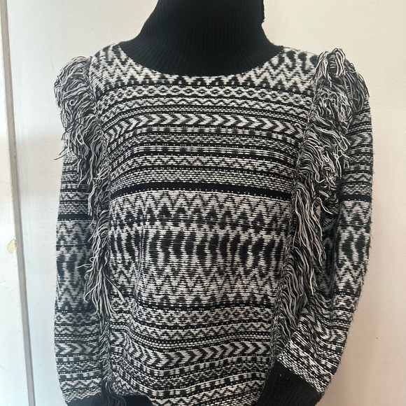 MINKPINK fringe turtleneck sweater - Picture 4 of 6